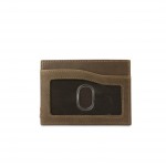 Garzini Leggera Card Holder with ID Window - Vintage - Καφέ Σκούρο (Java Brown)