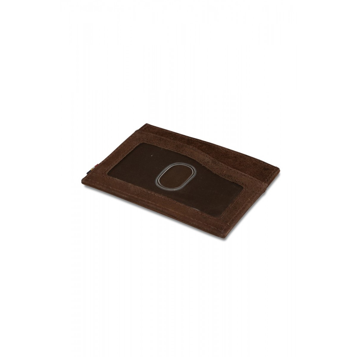 Garzini Leggera Card Holder with ID Window - Brushed - Καφέ (Brushed Brown)