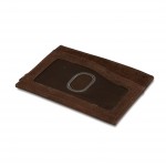 Garzini Leggera Card Holder with ID Window - Brushed - Καφέ (Brushed Brown)