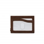 Garzini Leggera Card Holder with ID Window - Brushed - Καφέ (Brushed Brown)