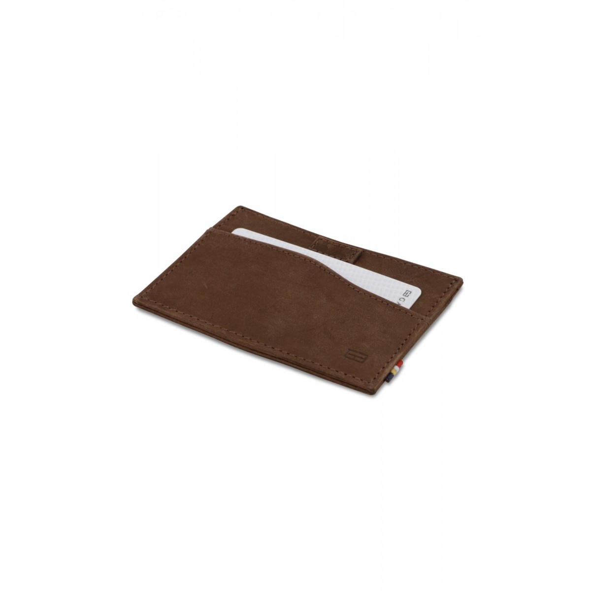 Garzini Leggera Card Holder with ID Window - Brushed - Καφέ (Brushed Brown)