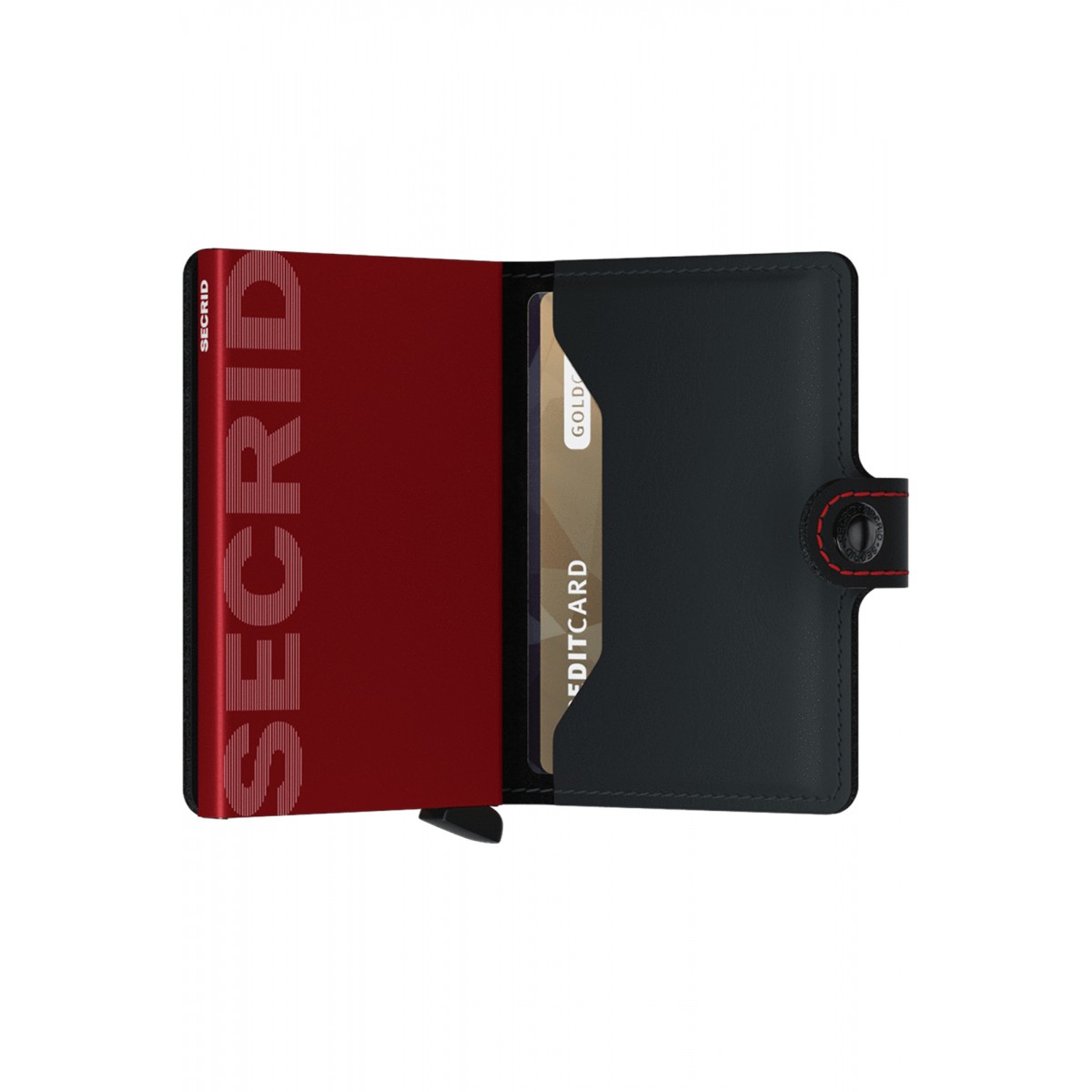 Secrid Wallet - Miniwallet - Matte - Black/Red