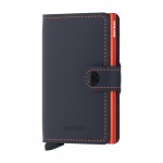 Secrid Miniwallet - Matte - Night Blue-Orange