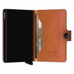 Secrid Miniwallet - Perforated - Cognac