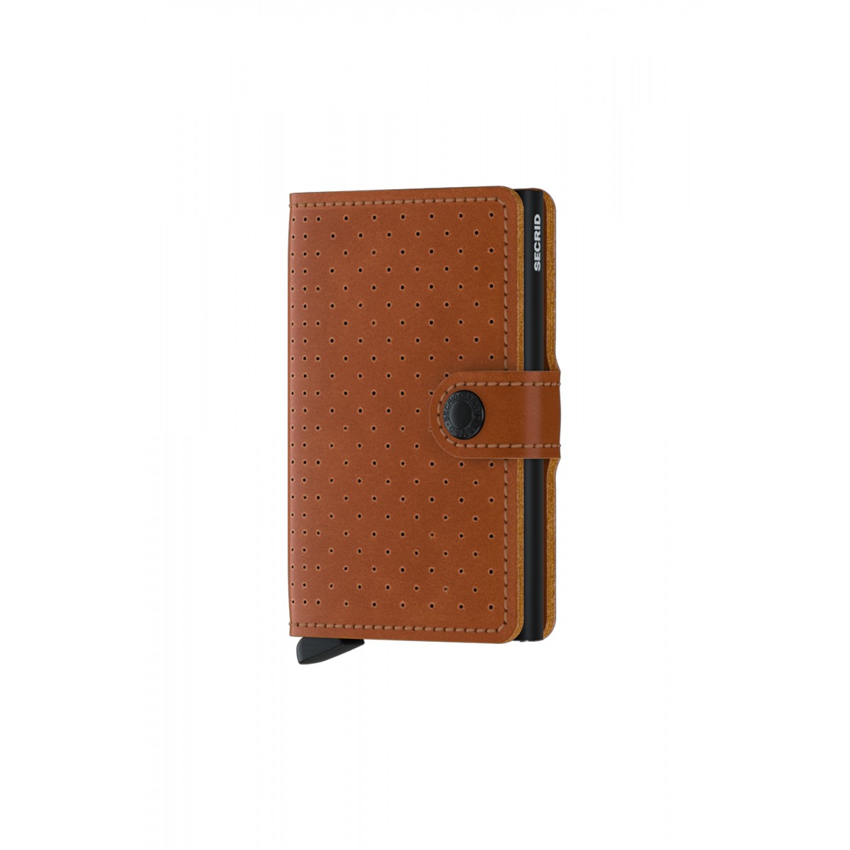 Secrid Miniwallet - Perforated - Cognac