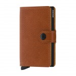 Secrid Miniwallet - Perforated - Cognac