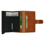 Secrid Miniwallet - Perforated - Cognac