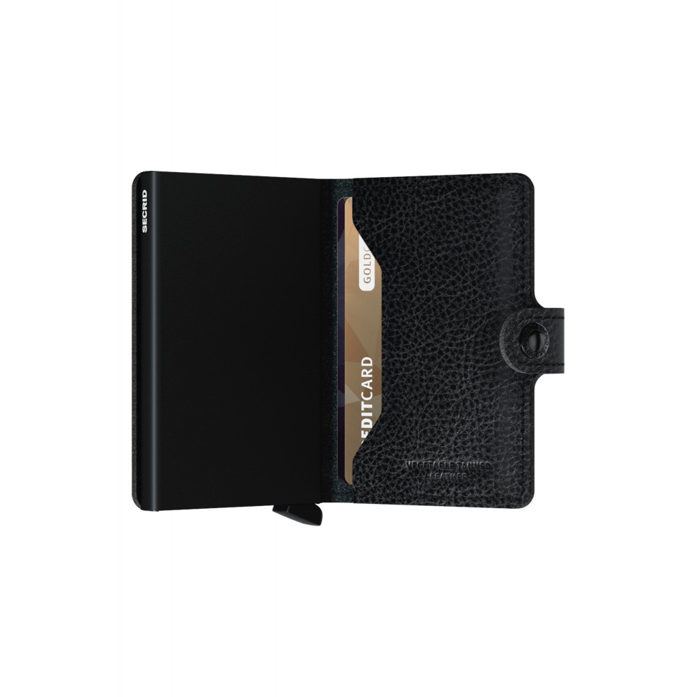 Secrid Miniwallet - Veggetable Tanned - Black