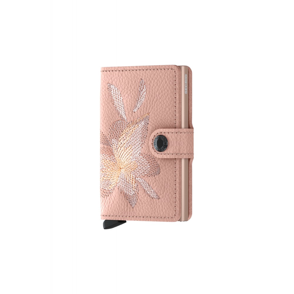 Secrid Miniwallet - Stich Vegan - Magnolia Rosso