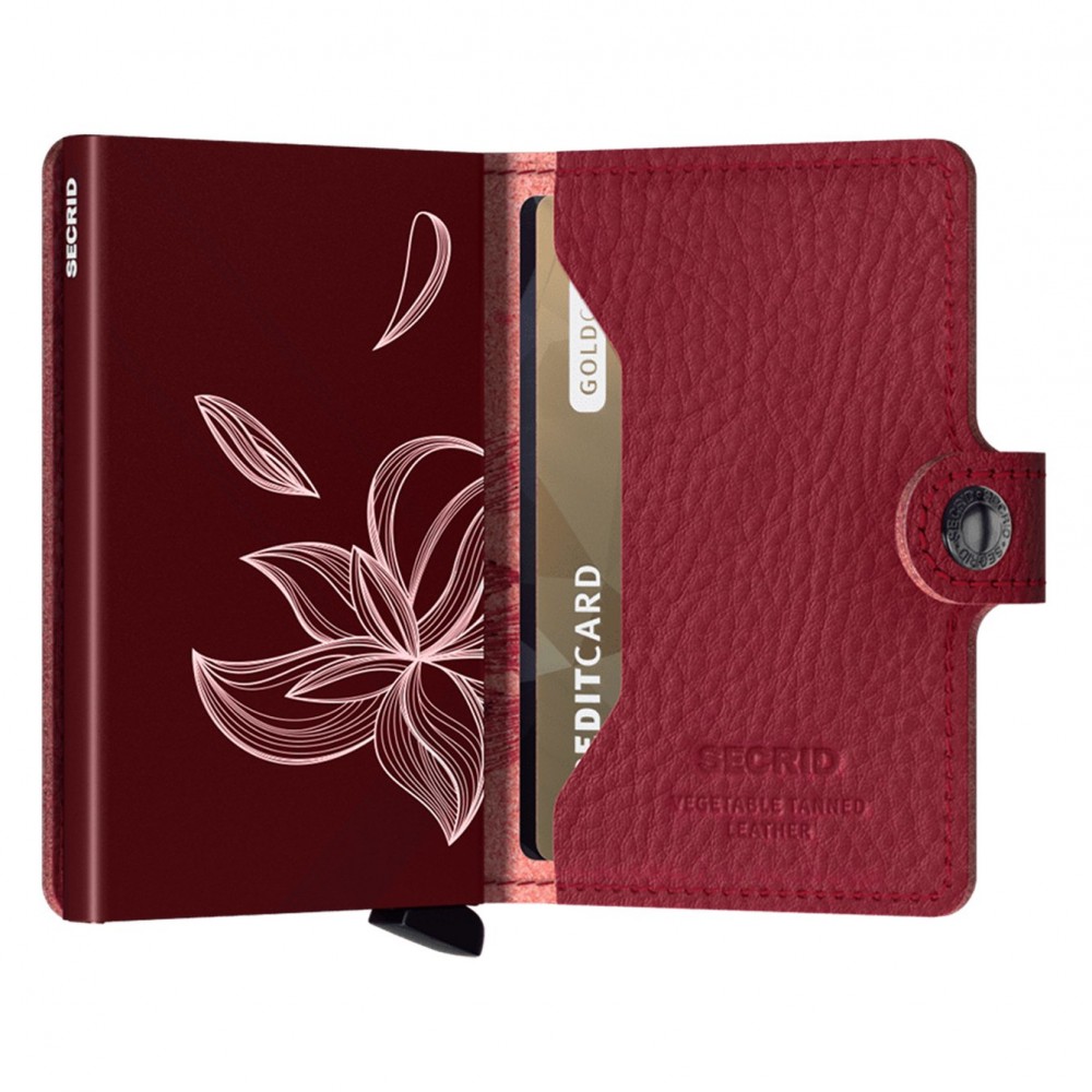 Secrid Miniwallet - Stich Vegan - Magnolia Rose