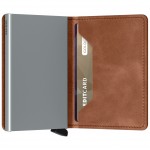 Secrid Slimwallet - Vintage - Cognac Silver