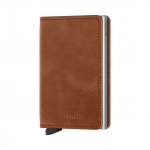 Secrid Slimwallet - Vintage - Cognac Silver