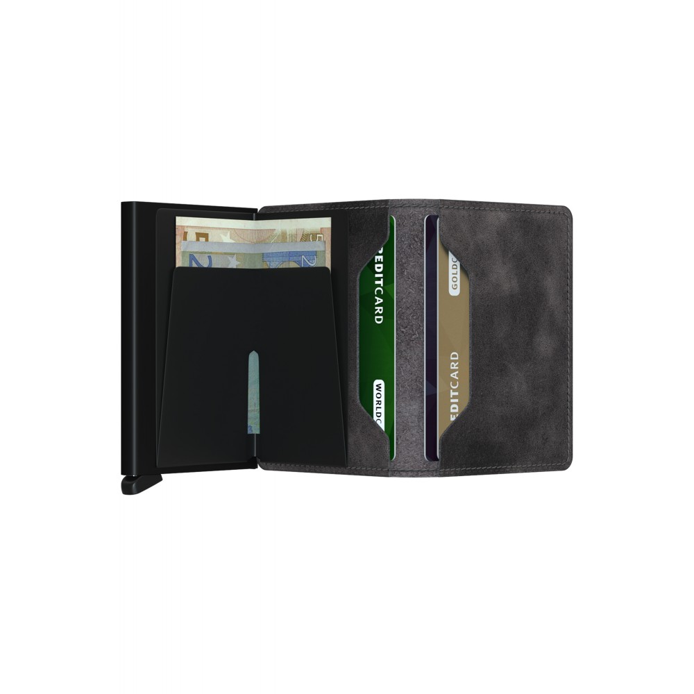 Secrid Slimwallet - Vintage - Grey-Black