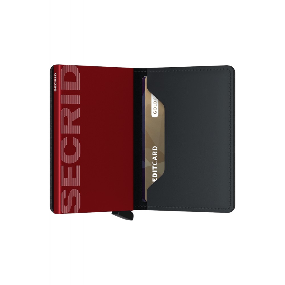 Secrid Slimwallet - Matte - Black-Red