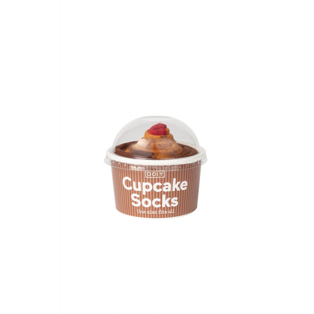 DOIY Κάλτσες - Cupcake Σοκολάτα - Καφέ One size