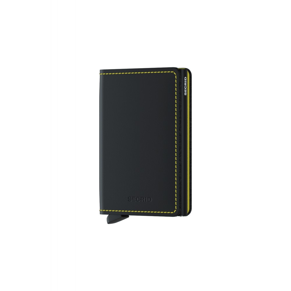 Secrid Slimwallet - Matte - Black-Yellow