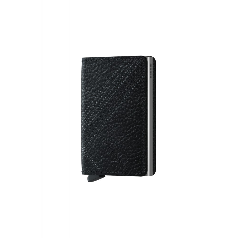 Secrid Slimwallet - Stitch Vegan - Linea Black