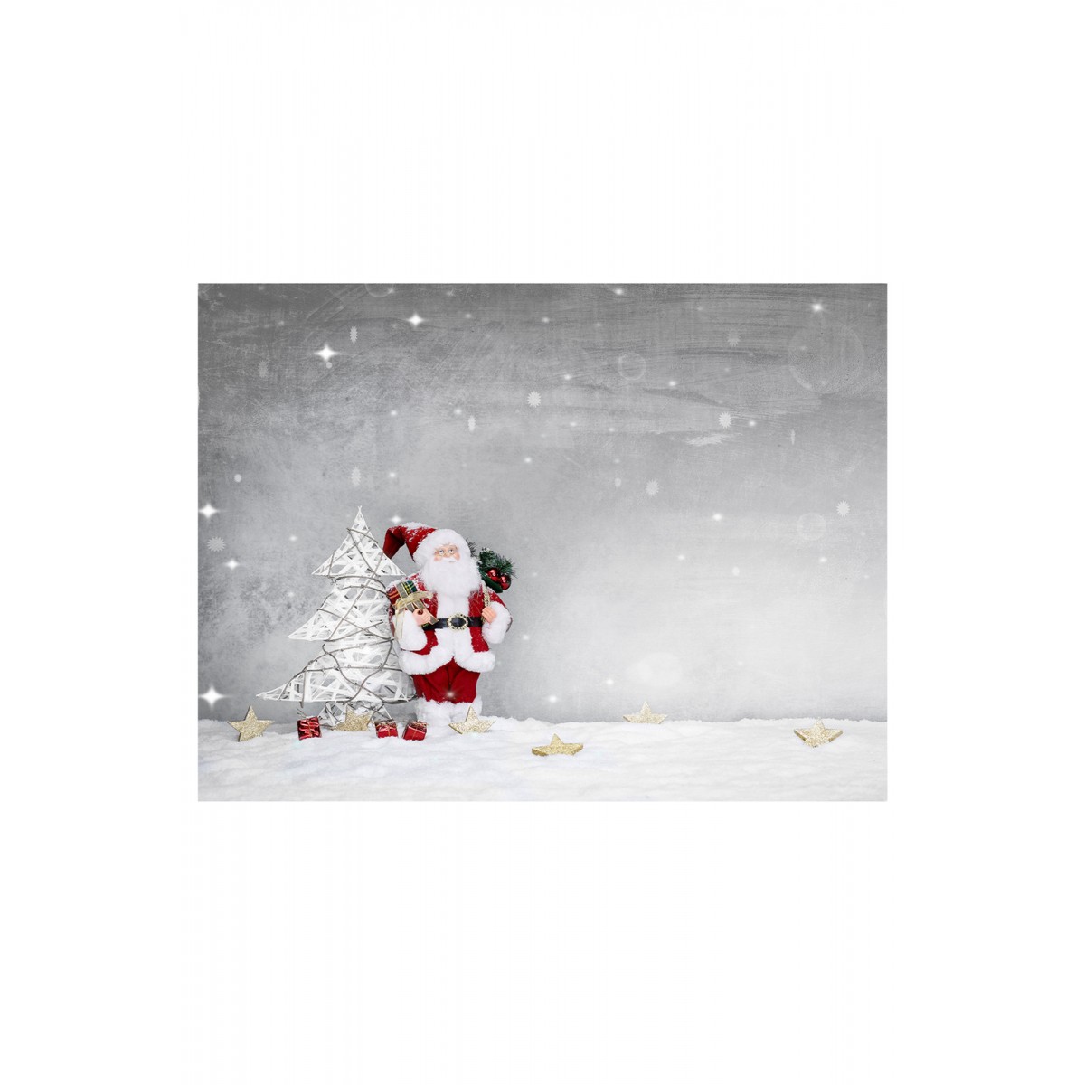 Contento Matteo Placemat Σουπλά Βινυλίου 40x30 - Santa Claus in Snow