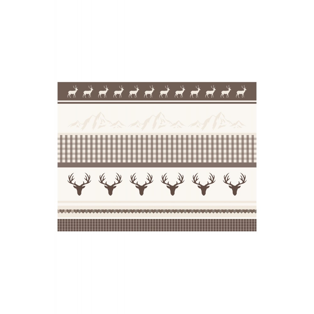 Contento Matteo Placemat Σουπλά Βινυλίου 40x30 - Deers on a Plain