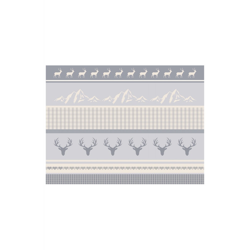 Contento Matteo Placemat Σουπλά Βινυλίου 40x30 - Deers on a Plain	Blue