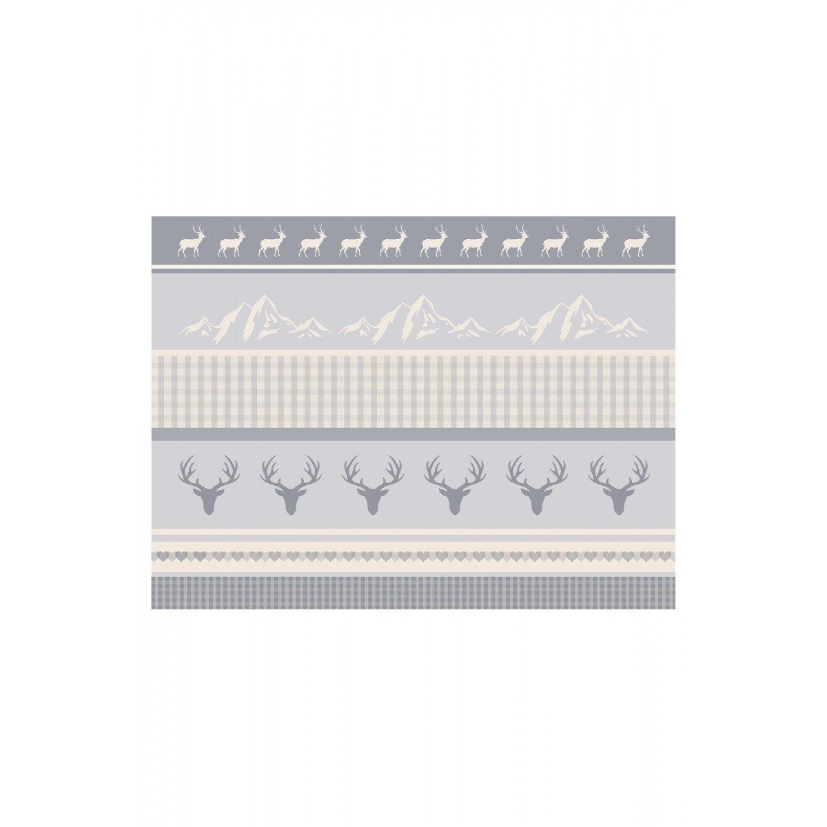 Contento Matteo Placemat Σουπλά Βινυλίου 40x30 - Deers on a Plain	Blue