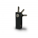 Garzini Lusso Key Holder - Vintage - Carbon Black