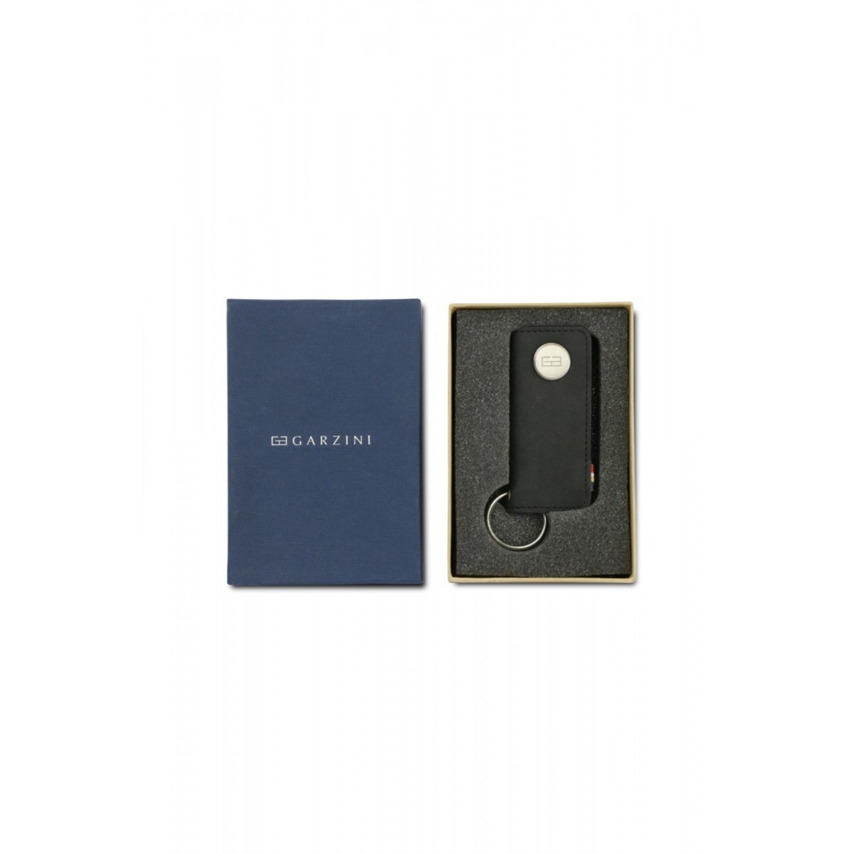 Garzini Lusso Key Holder - Vintage - Carbon Black