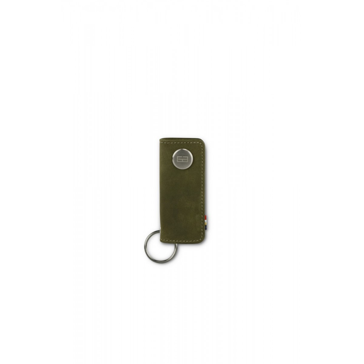 Garzini Lusso Key Holder - Vintage - Olive Green