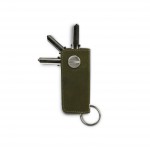 Garzini Lusso Key Holder - Vintage - Olive Green