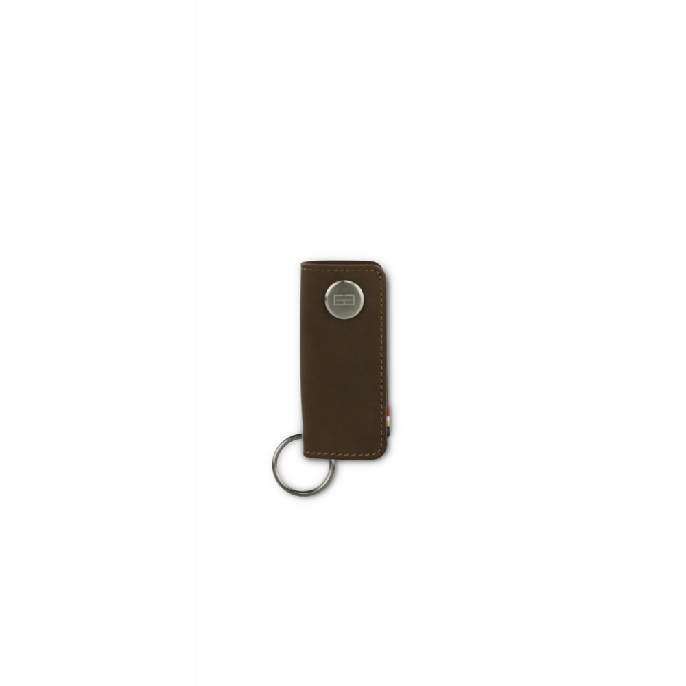 Garzini Lusso Key Holder - Vintage - Java Brown