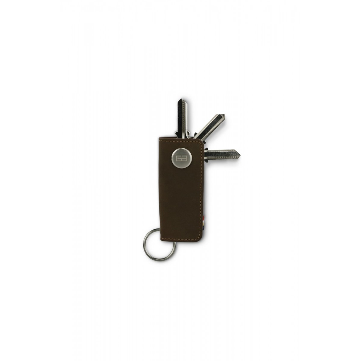 Garzini Lusso Key Holder - Vintage - Java Brown