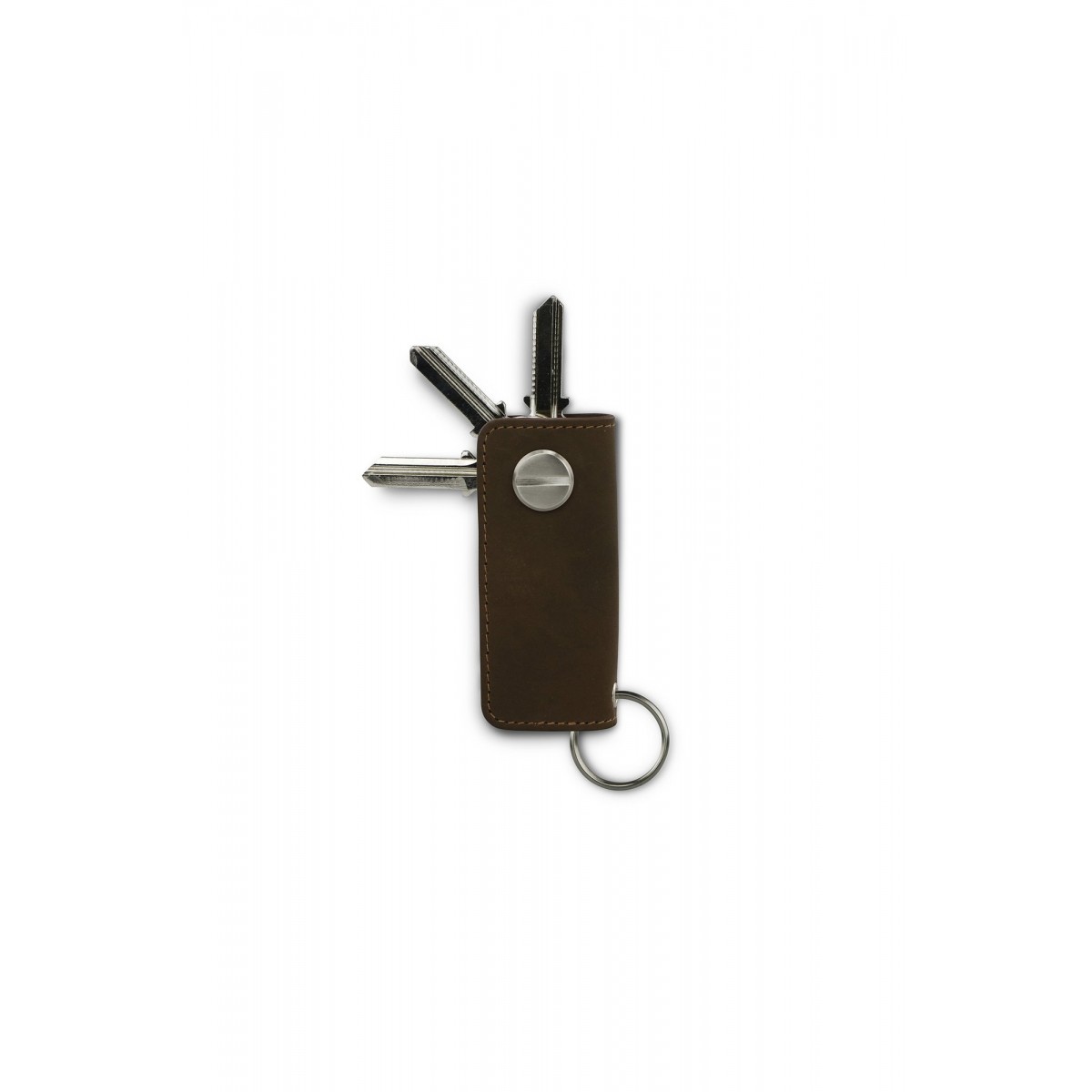 Garzini Lusso Key Holder - Vintage - Java Brown