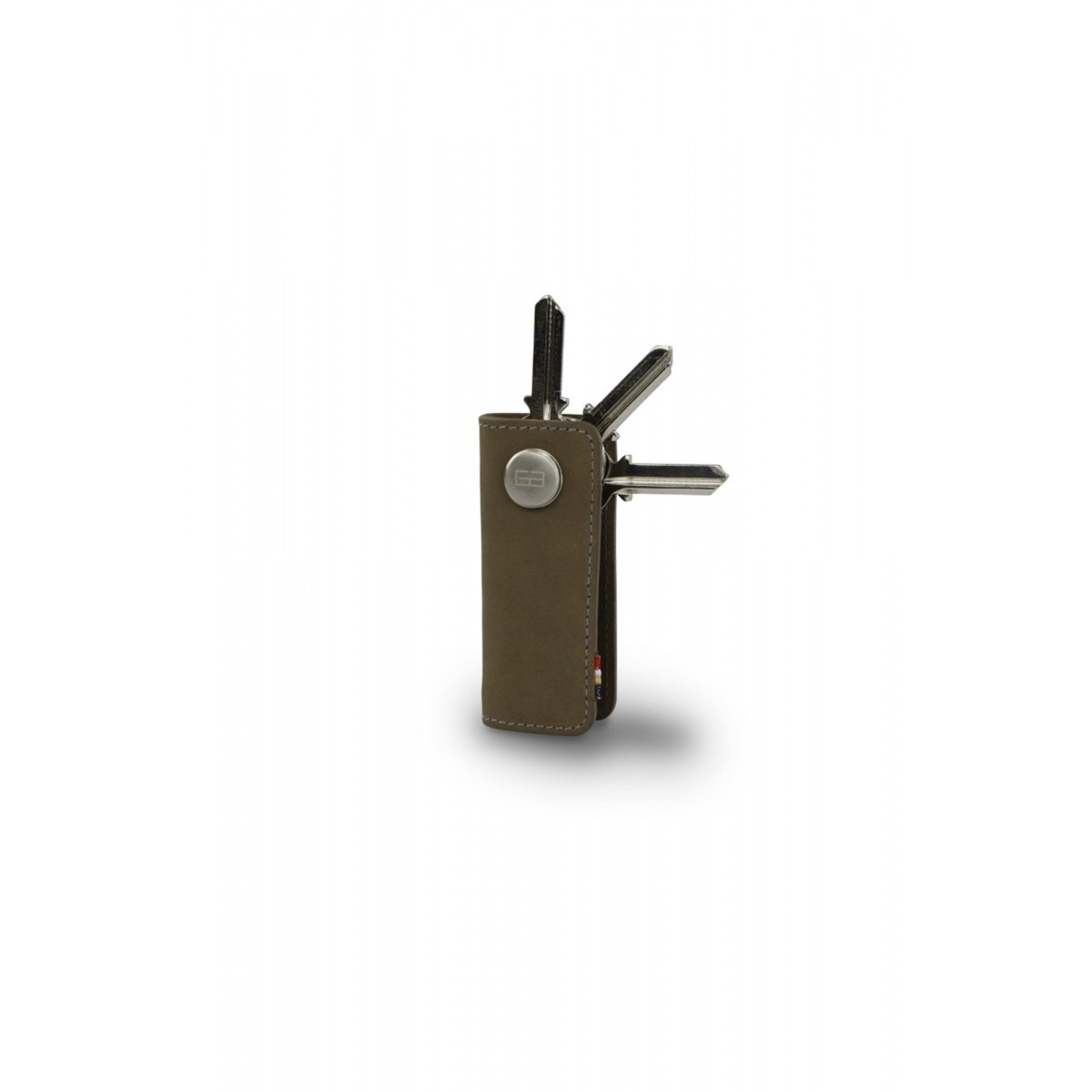 Garzini Lusso Key Holder - Vintage - Metal Grey