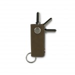 Garzini Lusso Key Holder - Vintage - Metal Grey