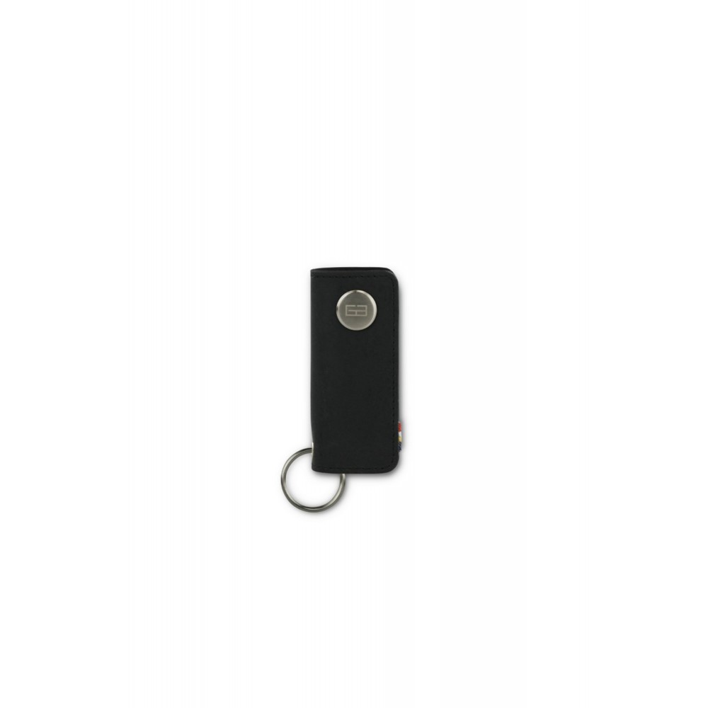 Garzini Lusso Key Holder - Brushed - Black