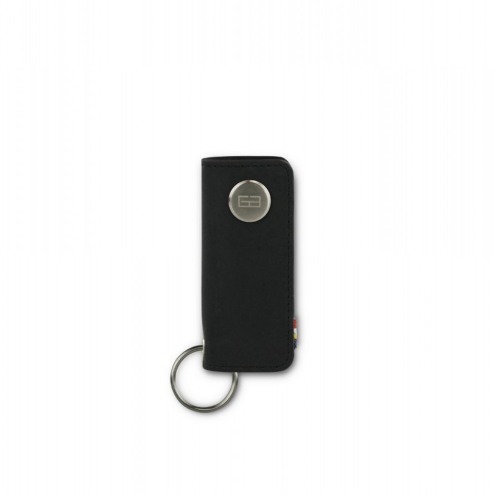 Garzini Lusso Key Holder - Brushed - Black