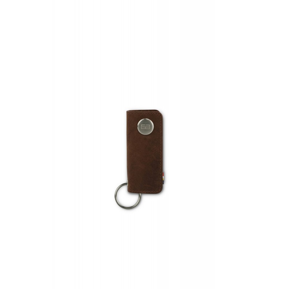 Garzini Lusso Key Holder - Brushed - Brown