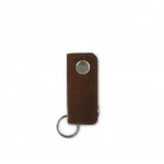 Garzini Lusso Key Holder - Brushed - Brown