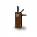 Garzini Lusso Key Holder - Brushed - Cognac