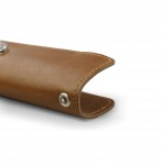 Garzini Lusso Key Holder - Brushed - Cognac