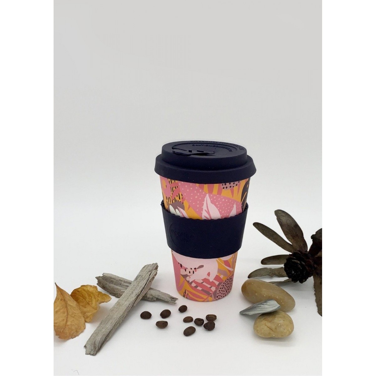 Ecoffee Eco Cup With Lid - Tsunami - 400ml