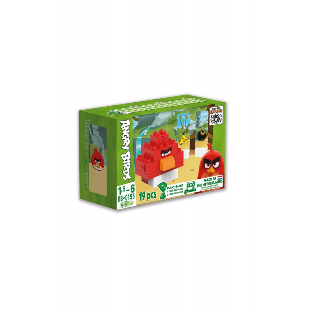 Biobuddi Οικολογικά Παιχνίδια - Τουβλάκια - Angry Birds: Red Angry Bird