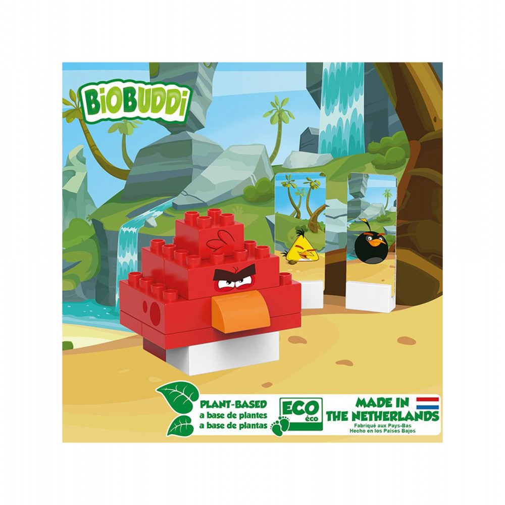 Biobuddi Οικολογικά Παιχνίδια - Τουβλάκια - Angry Birds: Red Angry Bird