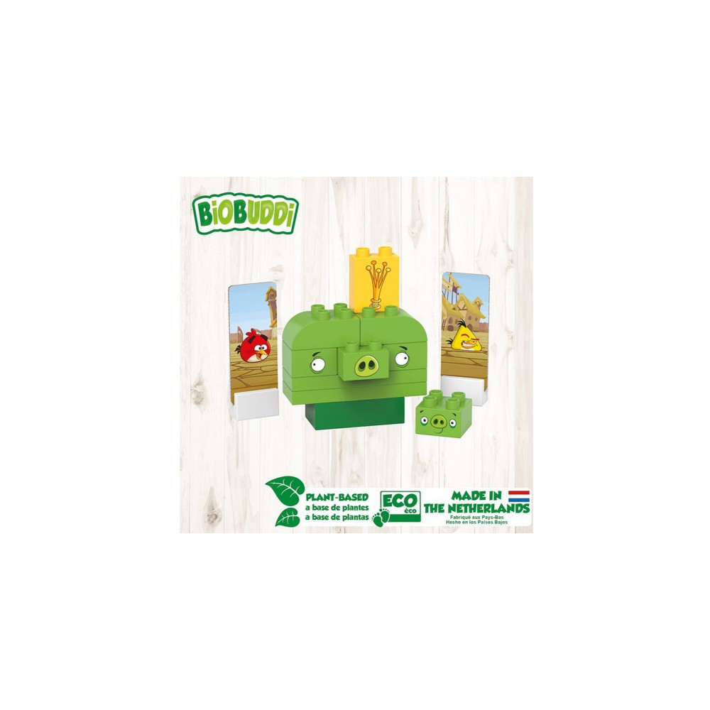 Biobuddi Οικολογικά Παιχνίδια - Τουβλάκια - Angry Birds: King Pig