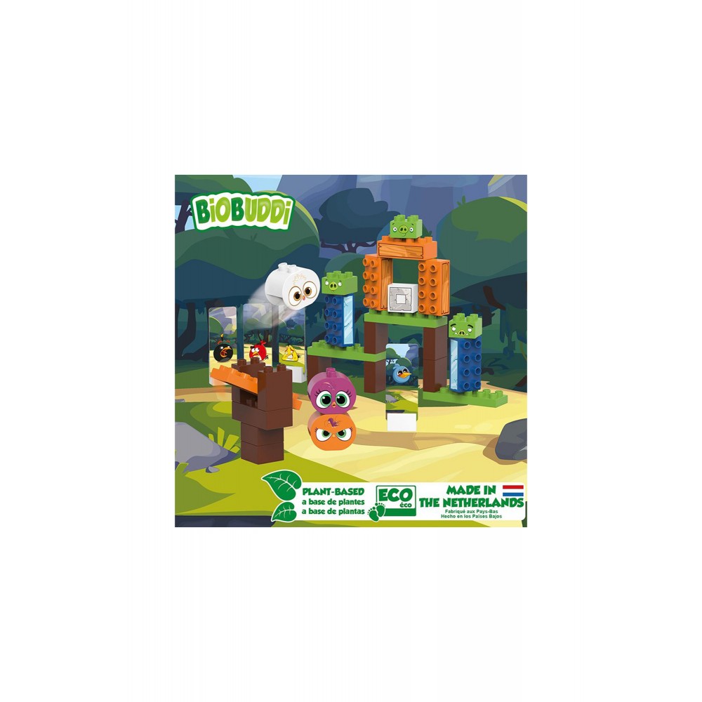 Biobuddi Οικολογικά Παιχνίδια - Τουβλάκια - Angry Birds: Grass