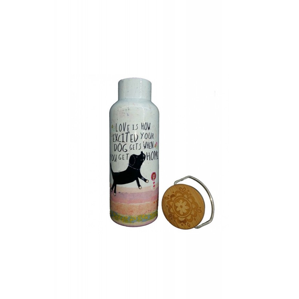 Natural Life Θερμός Ανοξείδωτο Μπουκάλι 500ml - Dog Love