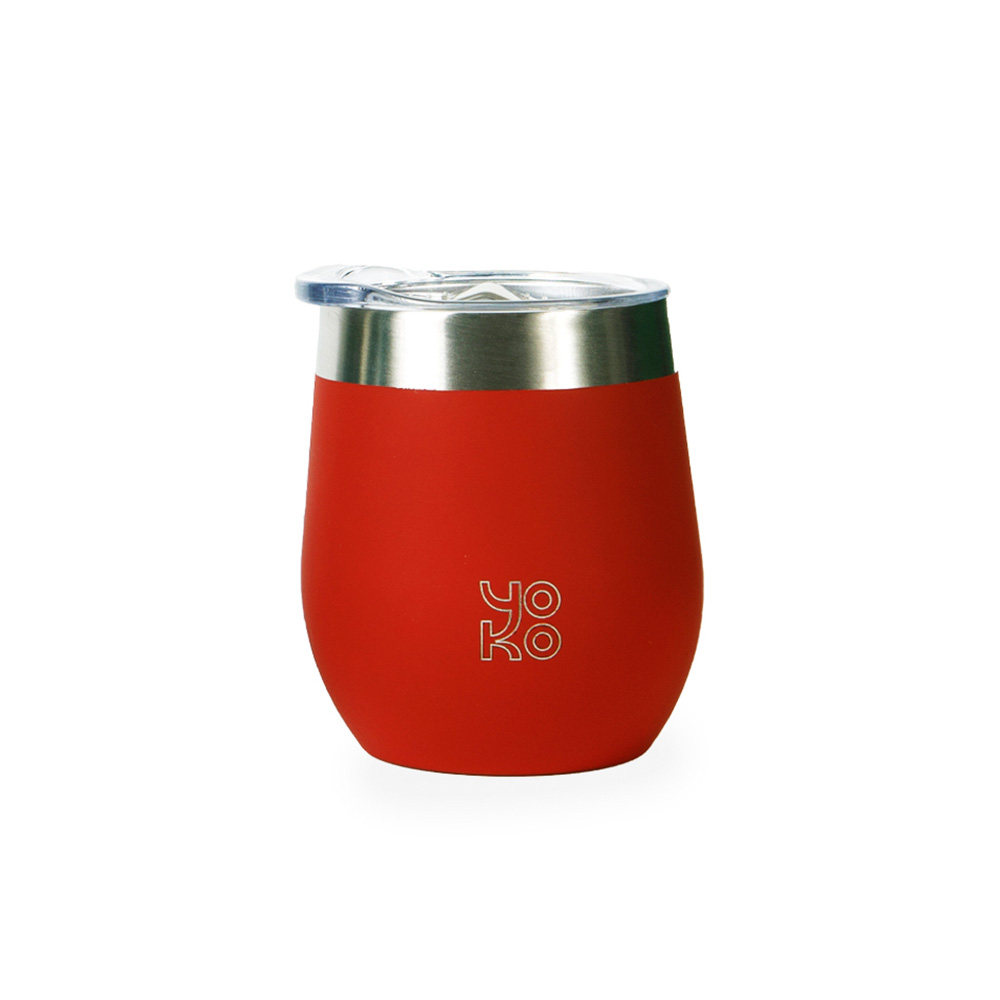 Yoko Design Ισοθερμική Κούπα Κόκκινη 250ml