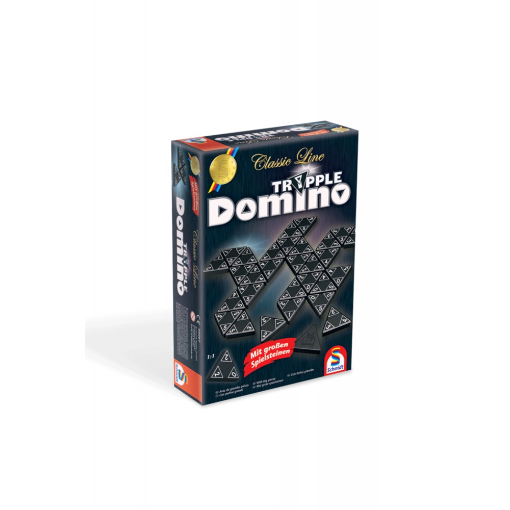 Desyllas Επιτραπέζιο Παιχνίδι - Tripple-Domino - 19 × 27.3 × 6.5 cm