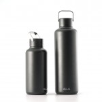 Equa - Timeless Dark Stainless Steel Bottle - 600ml