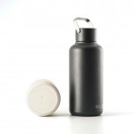 Equa - Timeless Dark Stainless Steel Bottle - 600ml